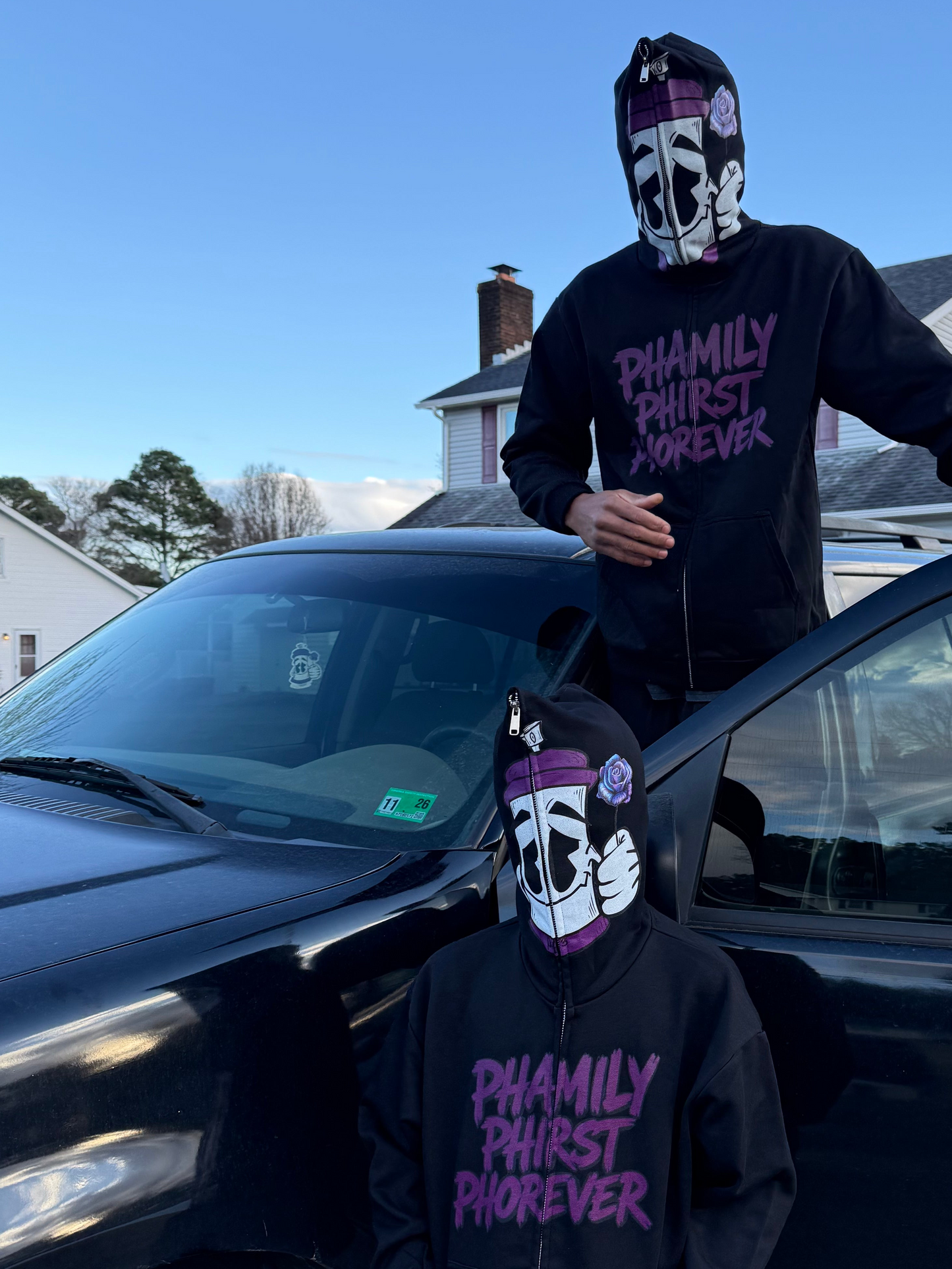 BLACK PH³ FULL ZIP JACKETS